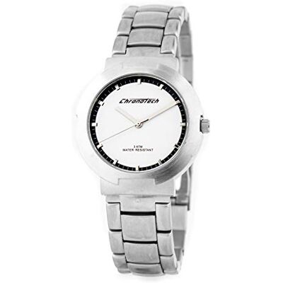 Chronotech Montre à quartz avec bracelet en acier inoxydable CT6451-03M Chronotech Montre à quartz avec bracelet en acier inoxydable CT6451-03M