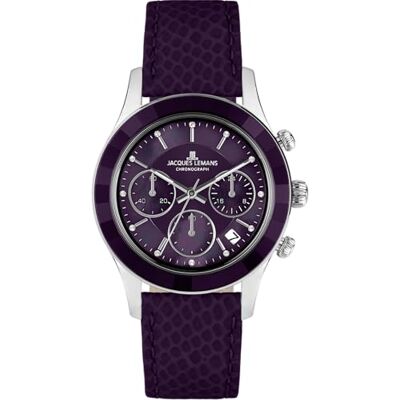 JACQUES LEMANS Venice 1-2151J Chronographe femme, bracelet JACQUES LEMANS Venice 1-2151J Chronographe femme, bracelet