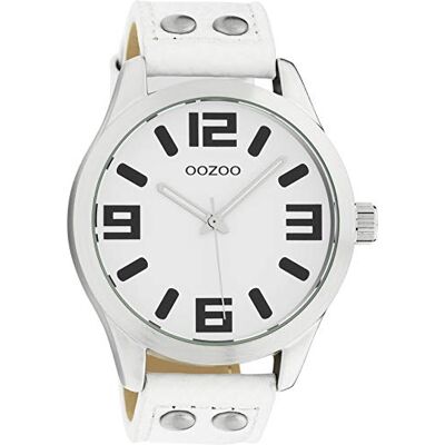 Oozoo Timepieces Montre analogique pour femmes avec bracelet en cuir, ronde, élégante, de qualité supérieure Oozoo Timepieces Montre analogique pour femmes avec bracelet en cuir, ronde, élégante, de qualité supérieure