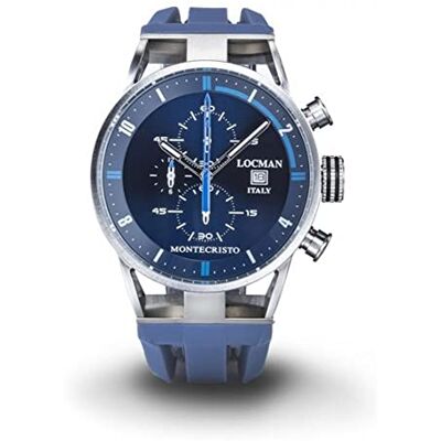 Locman Montecristo 0510A02S-00BLSKSB Montre chronographe pour homme Locman Montecristo 0510A02S-00BLSKSB Montre chronographe pour homme
