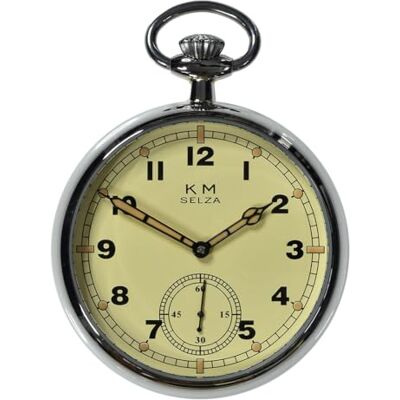 MWC Selza WW2 Pattern Mécanique Acier Crème Montre Poche Homme MWC Selza WW2 Pattern Mécanique Acier Crème Montre Poche Homme