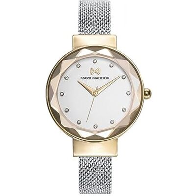Mark Maddox MM7158-17 Montre pour femme Doré et argenté, bracelet Mark Maddox MM7158-17 Montre pour femme Doré et argenté, bracelet