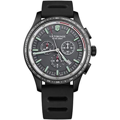 Victorinox Montre Homme Alliance Sport Chronographe Analogique Quartz Montre Étanche Diamètre Boîtier 44mm, Bracelet 21mm Noir, Taille Unique, Bracelet :, Noir, Eén maat, Bracelet : Victorinox Montre Homme Alliance Sport Chronographe Analogique Quartz Montre Étanche Diamètre Boîtier 44mm, Bracelet 21mm Noir, Taille Unique, Bracelet :, Noir, Eén maat, Bracelet :