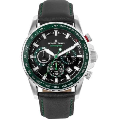JACQUES LEMANS Montre pour Homme 1-2099C, sangle JACQUES LEMANS Montre pour Homme 1-2099C, sangle