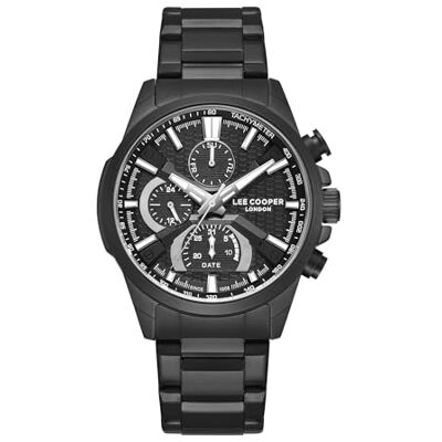 Lee Cooper Homme Analogique Quartz Montre avec Bracelet en Métal LC08166.650 Lee Cooper Homme Analogique Quartz Montre avec Bracelet en Métal LC08166.650