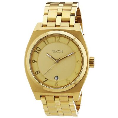 NIXON A325502-00 Montre Femme Quartz Analogique Bracelet Acier Inoxydable Doré, Doré/Doré, Taille unique, bracelet NIXON A325502-00 Montre Femme Quartz Analogique Bracelet Acier Inoxydable Doré, Doré/Doré, Taille unique, bracelet