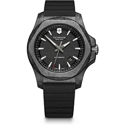 Victorinox INOX Montre Homme Analogique Automatique avec Bracelet Caoutchouc V241866, Sangle, Sangle, sangle Victorinox INOX Montre Homme Analogique Automatique avec Bracelet Caoutchouc V241866, Sangle, Sangle, sangle