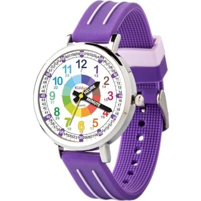 Kiddus Montre Enfant 5-10 ans. Montre Bracelet Éducative, Time Teacher Analogique avec Exercices pour apprendre à lire l’heure. Kiddus Montre Enfant 5-10 ans. Montre Bracelet Éducative, Time Teacher Analogique avec Exercices pour apprendre à lire l’heure.