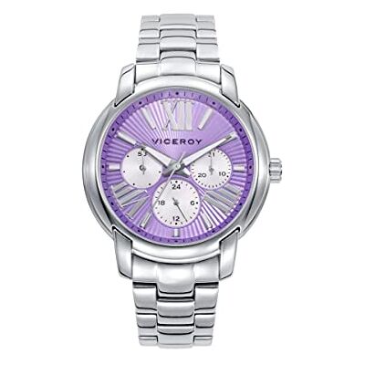 Viceroy 401268-93 Montre Femme Acier Multifonction Quartz, Bracelet Viceroy 401268-93 Montre Femme Acier Multifonction Quartz, Bracelet