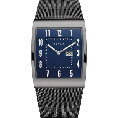 BERING Montre radio-pilotée pour homme Collection radio En acier inoxydable et verre saphir 3 ATM 52033-227 BERING Montre radio-pilotée pour homme Collection radio En acier inoxydable et verre saphir 3 ATM 52033-227