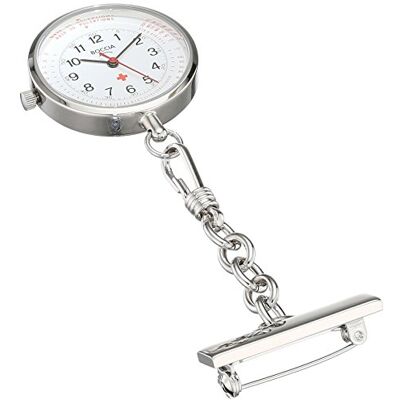 Boccia Montre-bracelet unisexe à quartz analogique en acier inoxydable 153-43, argent/blanc, Élégant Boccia Montre-bracelet unisexe à quartz analogique en acier inoxydable 153-43, argent/blanc, Élégant