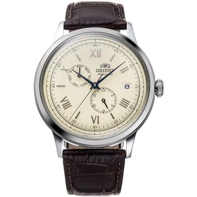 Orient Montre élégante RA-AK0702Y10B, beige, Classique Orient Montre élégante RA-AK0702Y10B, beige, Classique