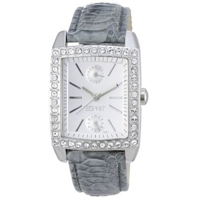 ESPRIT Fame Es103062003 Montre à quartz analogique pour femme, argent/gris, TFV8 ESPRIT Fame Es103062003 Montre à quartz analogique pour femme, argent/gris, TFV8