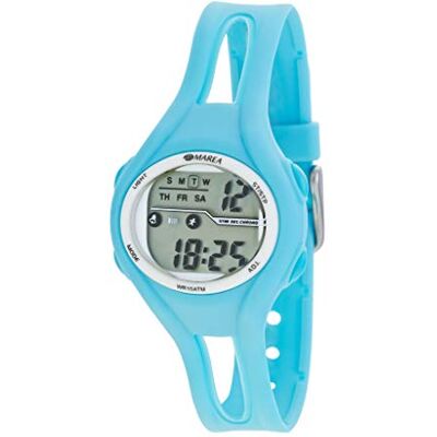 Marea Montre Chronographe Cadete B35260/4 Bracelet en caoutchouc bleu ciel, bande Marea Montre Chronographe Cadete B35260/4 Bracelet en caoutchouc bleu ciel, bande
