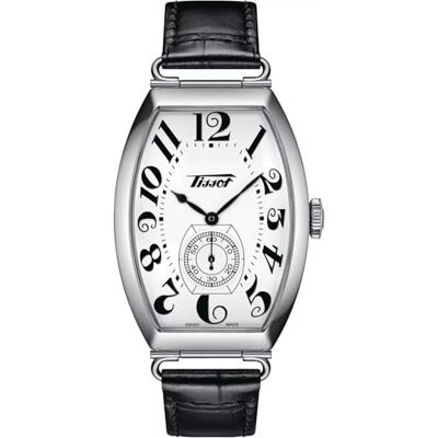 Tissot Porto T1285051601200 Montre mécanique pour adulte en acier inoxydable Argenté, Noir, Mécanique Tissot Porto T1285051601200 Montre mécanique pour adulte en acier inoxydable Argenté, Noir, Mécanique
