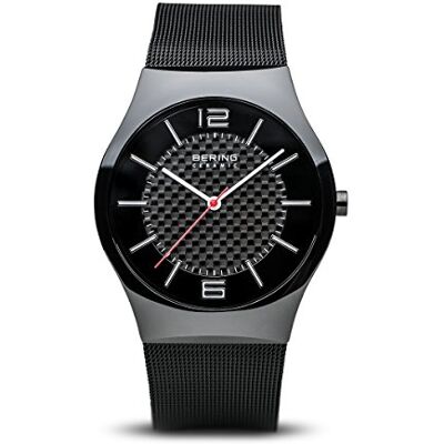 BERING Hommes Analogique Quartz Ceramic Collection Montre avec Bracelet en Acier Inoxydable & Verre Saphir 32039-449 BERING Hommes Analogique Quartz Ceramic Collection Montre avec Bracelet en Acier Inoxydable & Verre Saphir 32039-449