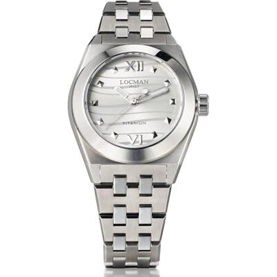 Locman Montre Femme Nouveau Stealth Titane Argent, Bracelet Locman Montre Femme Nouveau Stealth Titane Argent, Bracelet