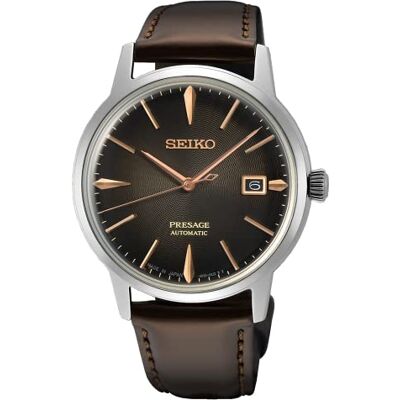 Seiko Montre automatique SRPJ17J, marron, Sangle Seiko Montre automatique SRPJ17J, marron, Sangle