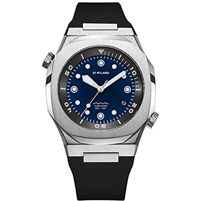D1 Milano Milano Montre de plongée UTBU05, Vert, Sangle D1 Milano Milano Montre de plongée UTBU05, Vert, Sangle
