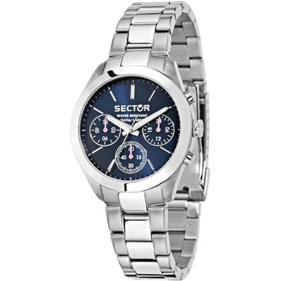 Sector No Limits Femmes Chronographe Quartz Montre avec Bracelet en Acier Inoxydable R3253588501 Sector No Limits Femmes Chronographe Quartz Montre avec Bracelet en Acier Inoxydable R3253588501