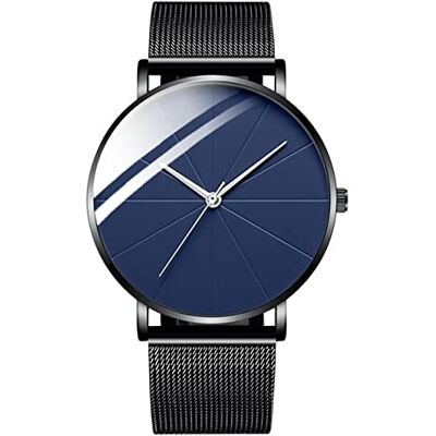 INGRAX Montres minimalistes Mode Hommes Montres Hommes Affaires Horloge Ultra Mince en Acier Inoxydable Maille Ceinture Quartz Montre-Bracelet INGRAX Montres minimalistes Mode Hommes Montres Hommes Affaires Horloge Ultra Mince en Acier Inoxydable Maille Ceinture Quartz Montre-Bracelet
