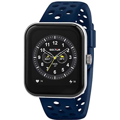 Sector No Limits S-03 Pro Montre Homme, Smart, Numérique R3251159002, multicolore, 45x38mm, bracelet Sector No Limits S-03 Pro Montre Homme, Smart, Numérique R3251159002, multicolore, 45x38mm, bracelet