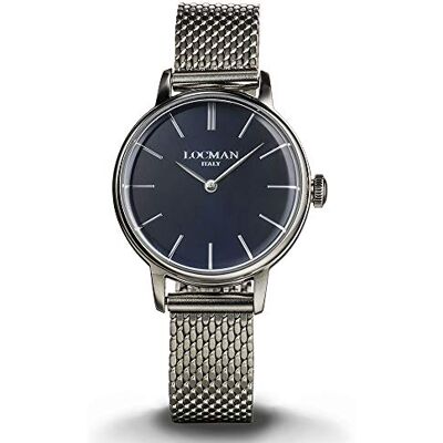 Locman Montre femme acier 1960 bleu , Bijouterie Locman Montre femme acier 1960 bleu , Bijouterie