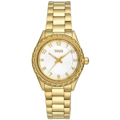 TOUS Montre T-Bear 3000134100 acier inoxydable IPG plaqué or TOUS Montre T-Bear 3000134100 acier inoxydable IPG plaqué or