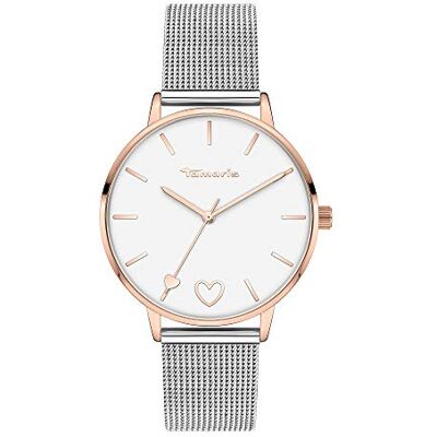 Tamaris Montre-bracelet, Argent (bicolore), 36 mm, Moderne Tamaris Montre-bracelet, Argent (bicolore), 36 mm, Moderne