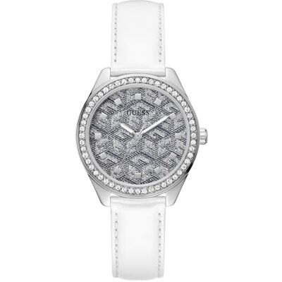 GUESS Montres-Bracelets pour Femmes hGU1116, Argent, sangle GUESS Montres-Bracelets pour Femmes hGU1116, Argent, sangle