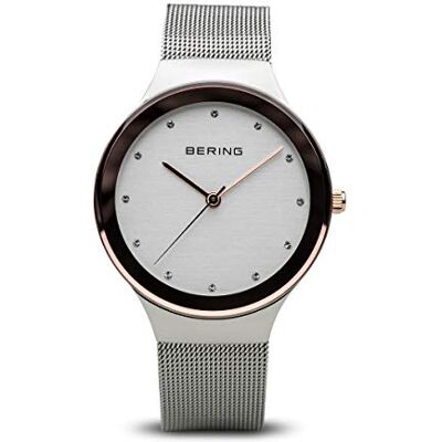 BERING Femmes Analogique Quartz Classic Collection Montre avec Bracelet en Acier Inoxydable & Verre Saphir 12934-060 BERING Femmes Analogique Quartz Classic Collection Montre avec Bracelet en Acier Inoxydable & Verre Saphir 12934-060