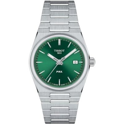 Tissot Montre analogique à quartz femme avec bracelet en acier inoxydable T1372101108100, gris, Montre à quartz Tissot Montre analogique à quartz femme avec bracelet en acier inoxydable T1372101108100, gris, Montre à quartz