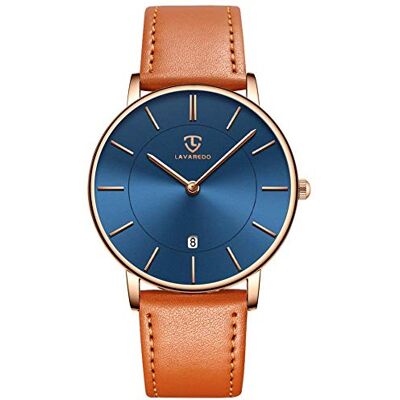 BEN NEVIS Montre Homme, Montre à Quartz, Cadran Ultra Fin et Minimaliste, Affichage de la Date, Bracelet en Cuir, Montre Classique et Élégante, Cadeau Homme BEN NEVIS Montre Homme, Montre à Quartz, Cadran Ultra Fin et Minimaliste, Affichage de la Date, Bracelet en Cuir, Montre Classique et Élégante, Cadeau Homme