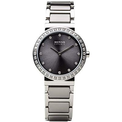 BERING Femmes Analogique Quartz Ceramic Collection Montre avec Bracelet en Acier Inoxydable/Céramique & Verre Saphir 10729-703 BERING Femmes Analogique Quartz Ceramic Collection Montre avec Bracelet en Acier Inoxydable/Céramique & Verre Saphir 10729-703