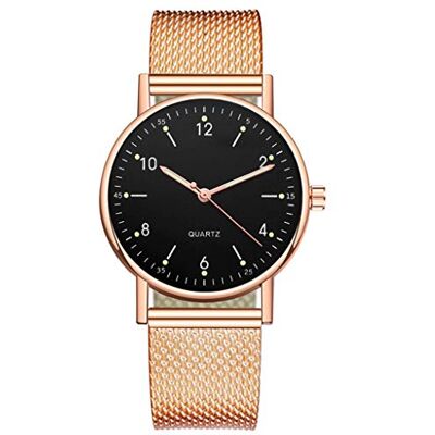 WIRMEC Montre pour homme avec bracelet supérieur en acier inoxydable pour femme Montre numérique décontractée et lumineuse Cadran noir, K, Bracelet WIRMEC Montre pour homme avec bracelet supérieur en acier inoxydable pour femme Montre numérique décontractée et lumineuse Cadran noir, K, Bracelet