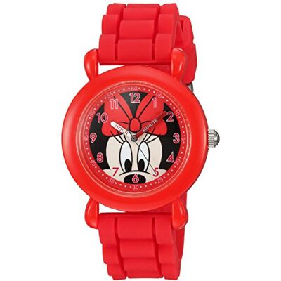 Disney WDS000009 Montre à quartz analogique pour fille avec bracelet en silicone Disney WDS000009 Montre à quartz analogique pour fille avec bracelet en silicone