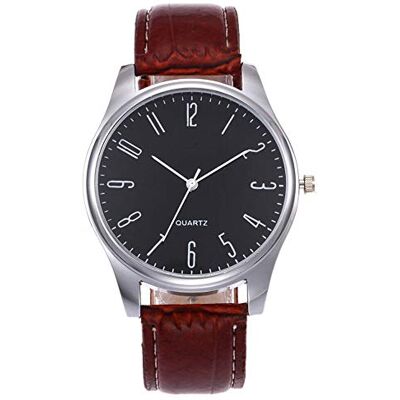 INGRAX Montres Hommes Simple Affaires Mode Cuir Montre à Quartz Automatique Horloge de Luxe étanche Relogio Masculino Montres pour Hommes Relogio, C INGRAX Montres Hommes Simple Affaires Mode Cuir Montre à Quartz Automatique Horloge de Luxe étanche Relogio Masculino Montres pour Hommes Relogio, C