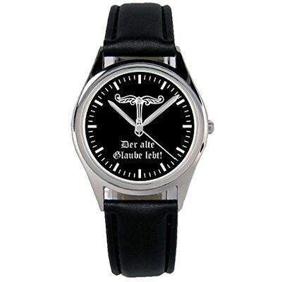 KIESENBERG Irminsul B-1517 Montre Horloge bracelet Viking Celten Cadeau Article Idée Cadeau Fantaisie Femme Homme Unisexe Quartz Bracelet Bracelet en Cuir 36 mm de diamètre KIESENBERG Irminsul B-1517 Montre Horloge bracelet Viking Celten Cadeau Article Idée Cadeau Fantaisie Femme Homme Unisexe Quartz Bracelet Bracelet en Cuir 36 mm de diamètre