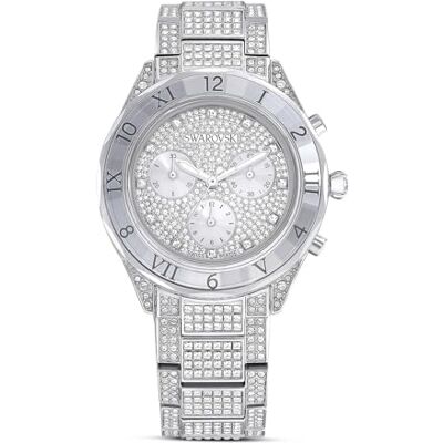Swarovski Montre Femme Quartz Analogique Bracelet Métal 5668845, Argenté., Classique Swarovski Montre Femme Quartz Analogique Bracelet Métal 5668845, Argenté., Classique