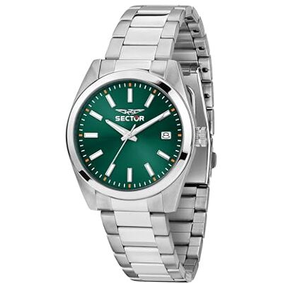 Sector No Limits Montre Homme, Temps, Date, Analogique, Acier, 37 mm, Collection 240 Sector No Limits Montre Homme, Temps, Date, Analogique, Acier, 37 mm, Collection 240