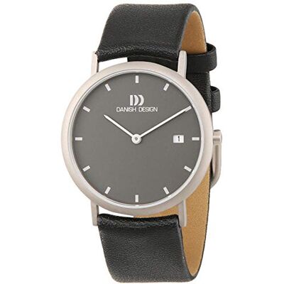Danish Design -3316110 -Montre Homme Quartz Analogique Bracelet Cuir Noir, Noir, sangle Danish Design -3316110 -Montre Homme Quartz Analogique Bracelet Cuir Noir, Noir, sangle