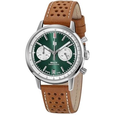 Lip Montre Rallye 39 mm Chronographe Cadran Bleu, Bleu, sangle Lip Montre Rallye 39 mm Chronographe Cadran Bleu, Bleu, sangle