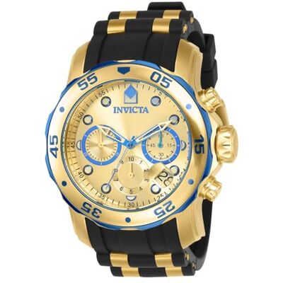 Invicta Pro Diver Montre Homme mouvement à quartz en acier inoxydable 48mm Invicta Pro Diver Montre Homme mouvement à quartz en acier inoxydable 48mm