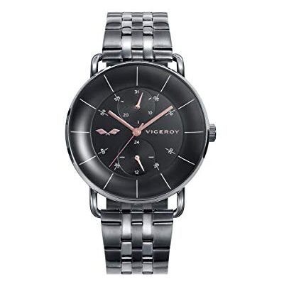 Viceroy Montre Multifonctions Acier Inoxydable IP Gris Brassard Sr Va 42383-16, bracelet Viceroy Montre Multifonctions Acier Inoxydable IP Gris Brassard Sr Va 42383-16, bracelet