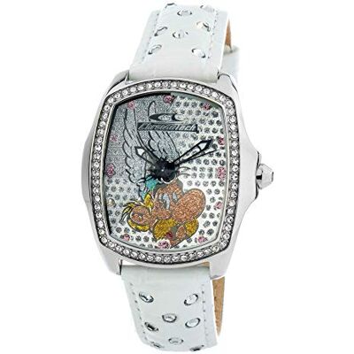 Chronotech Montre analogique pour femme à quartz avec bracelet en cuir CT7896LS-88, Sangle Chronotech Montre analogique pour femme à quartz avec bracelet en cuir CT7896LS-88, Sangle