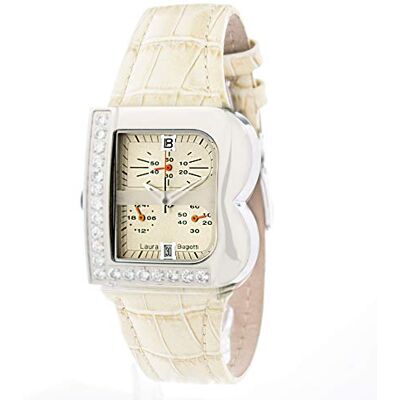 Laura Biagiotti Montre analogique pour femme à quartz avec bracelet en cuir LB0002L-11Z Laura Biagiotti Montre analogique pour femme à quartz avec bracelet en cuir LB0002L-11Z