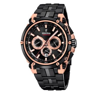 Festina Montre chronographe à quartz pour homme avec bracelet en acier inoxydable F20329/1, Bracelet Festina Montre chronographe à quartz pour homme avec bracelet en acier inoxydable F20329/1, Bracelet