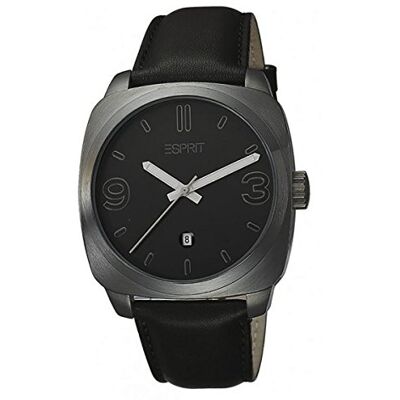 ESPRIT Hommes Analogique Quartz Montre avec Bracelet en Cuir ES103611005 ESPRIT Hommes Analogique Quartz Montre avec Bracelet en Cuir ES103611005