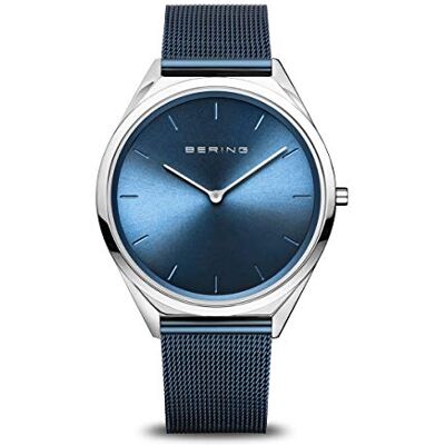 BERING Mixte Analogique Quartz Ultra Slim Collection Montre avec Bracelet en Acier Inoxydable & Verre Saphir 17039-307 BERING Mixte Analogique Quartz Ultra Slim Collection Montre avec Bracelet en Acier Inoxydable & Verre Saphir 17039-307