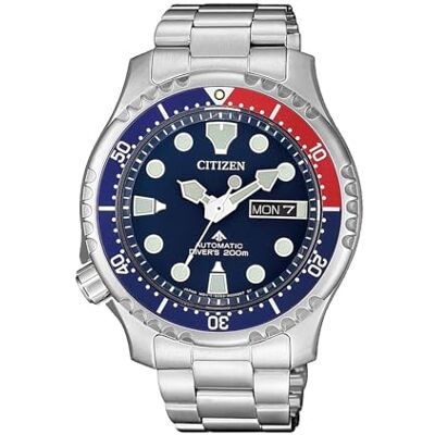 Citizen Montre automatique Promaster Diver pour homme, argenté, Bracelet Citizen Montre automatique Promaster Diver pour homme, argenté, Bracelet